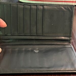 Cartier Black Leather Card Holder